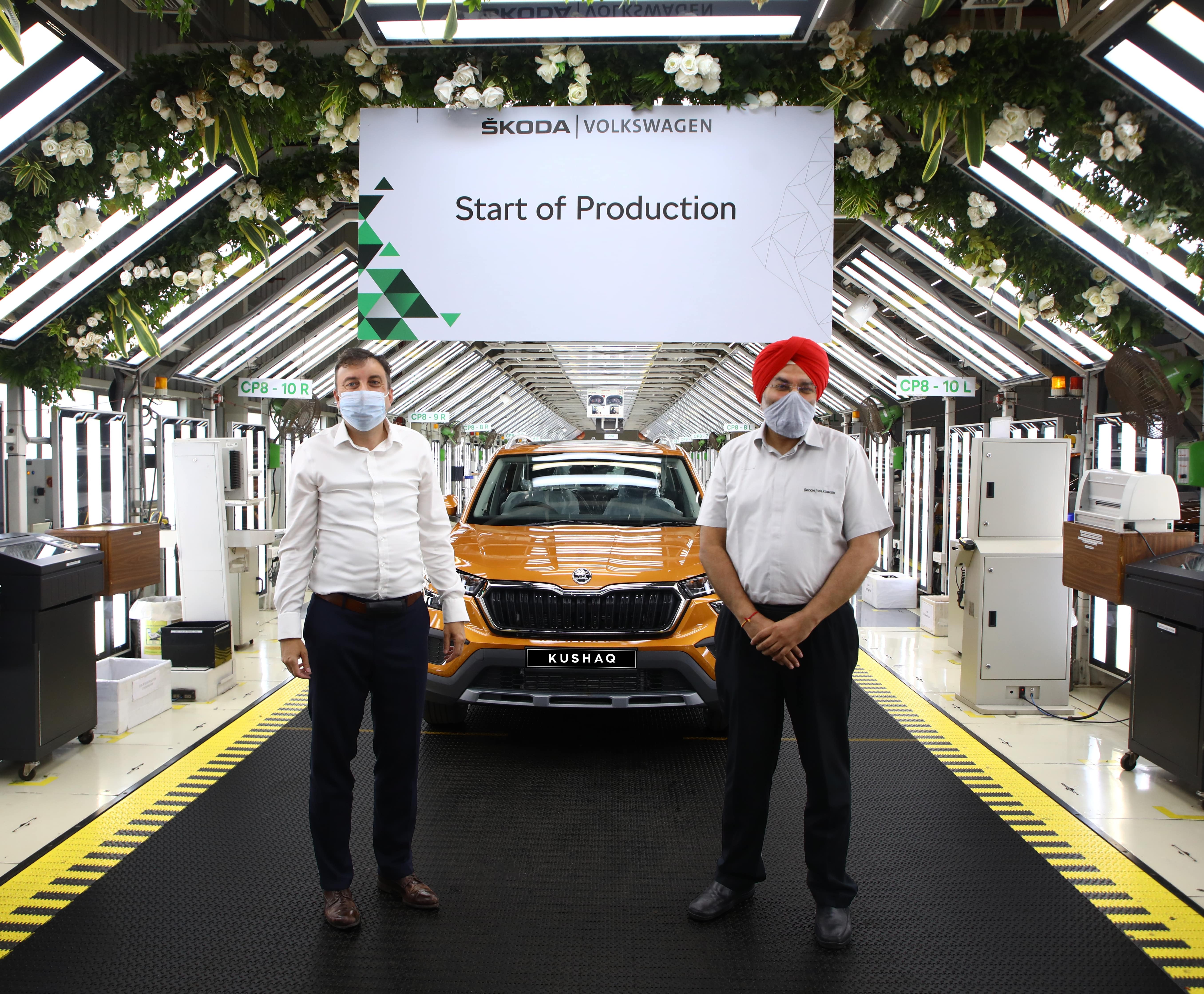 Beginning of a new era: start of production of the all-new SUV: ŠKODA KUSHAQ